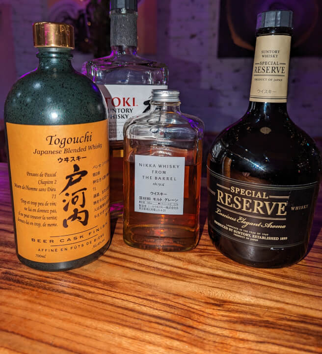 Japanese Whiskey Tasting Experience