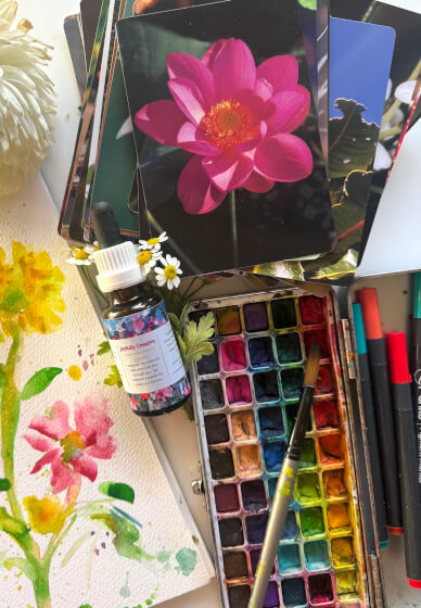 Joyfully Creative Flower Essence and Art Workshop