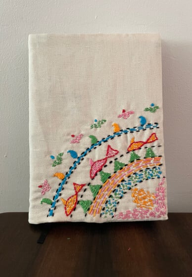 Kantha Embroidery Workshop: Journal Cover