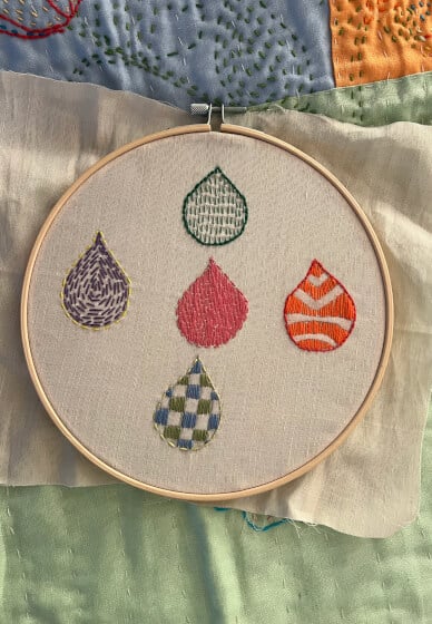 Kantha Indian Embroidery Workshop