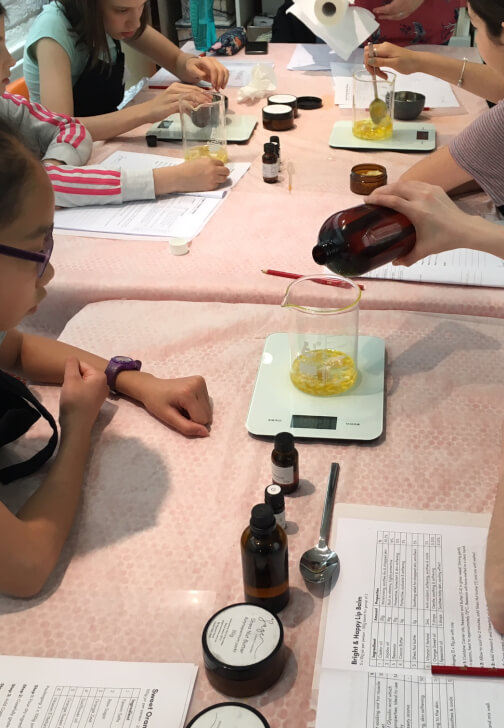 Kids and Teens DIY Natural Skincare School Holiday Workshop