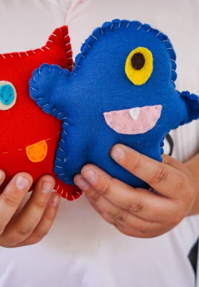 Kids and Teens Hand Sewing Workshop - Monster Toys