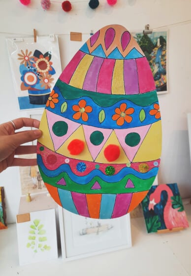 Kids Art Class: Watercolour Easter Eggs