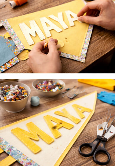 Kids Banner Workshop: Make Your Own Name Pennant (Ages 12–15)