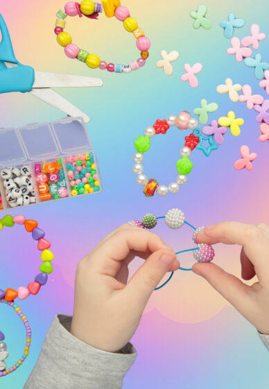 Kids Birthday Party Jewellery Making Workshop