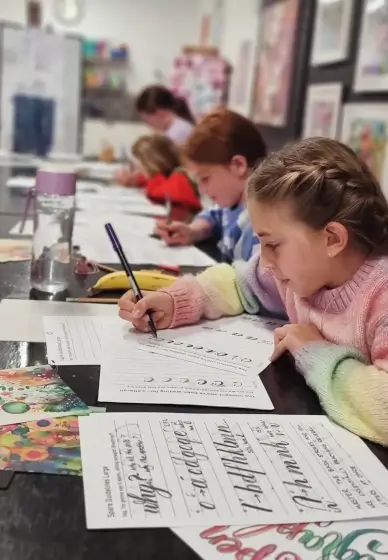 Kids Brushpen Calligraphy Workshop