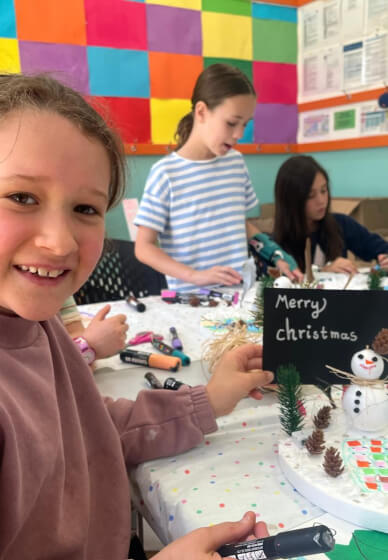 Kids Christmas Decor Workshop
