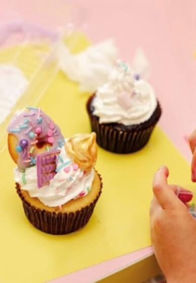 Kids Cupcake Decorating Party