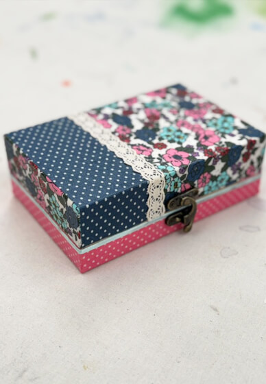 Kids Decoupage Keepsake Box Workshop (Ages 8–12)