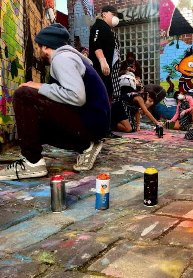 Kids Holiday Pre-Cut Stencil Street Art Workshop