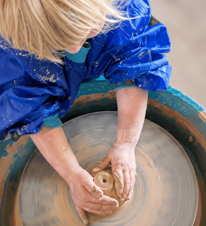 Kids on the Potter's Wheel Fun Class
