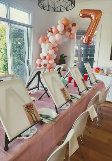 Kids Paint Party at Home