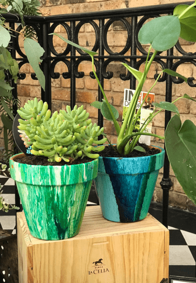 Kids Painted Pots Workshop Create a Set of Painted Pots