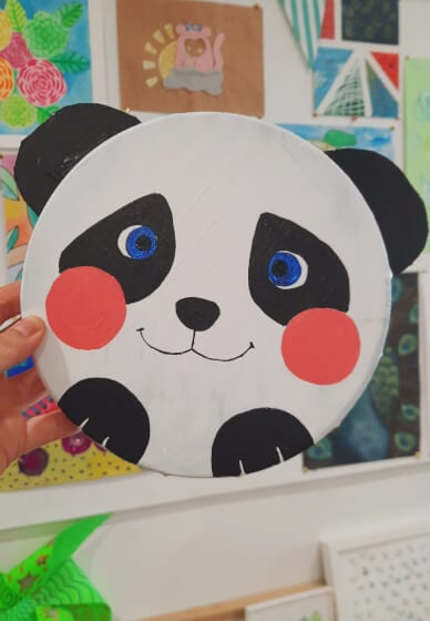 Kids Painting Class: 3D Panda Art
