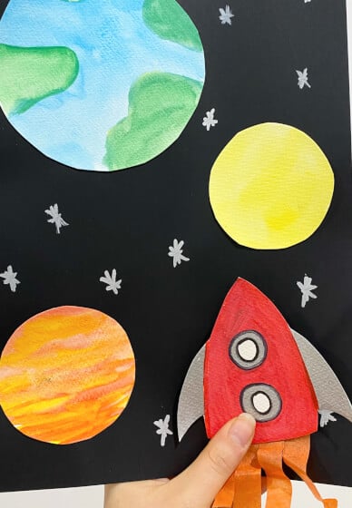 Kids Painting Class: Watercolour Galaxies