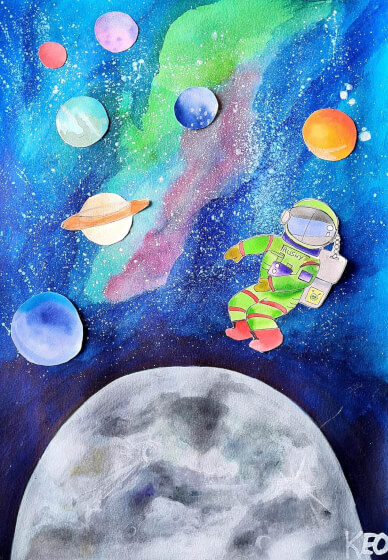 Buy Step by Step Space Drawing Book for Kids: Explore, Fun with Learn...  How To Draw Planets, Stars, Astronauts, Space Ships and More! (Activity  Books for children) Nice Gift For Future Artists