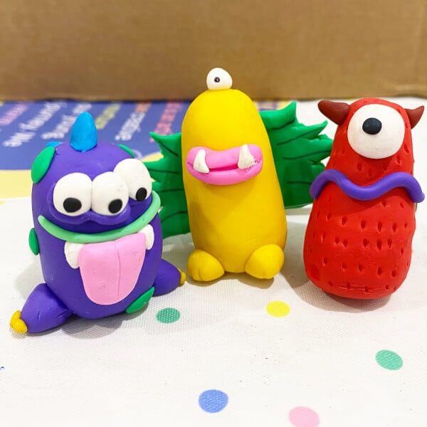 Kids Polymer Clay Workshop: Colourful Monsters Melbourne | ClassBento