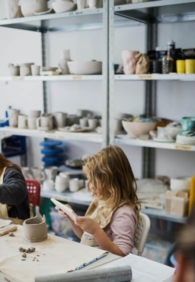 Kids Pottery Class for Birthday Parties