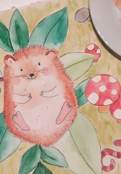 Kids Watercolour Class: Hedgehog