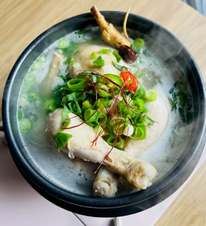 Korean Chicken Soup Sam Gye Tang Class