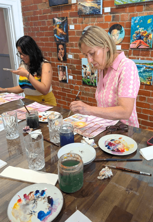 Monthly Ladies Art Group: Palette Knife Acrylic Landscapes Class