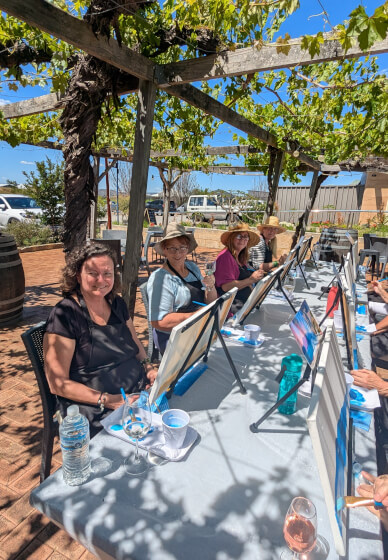 Lakeside Escape Paint and Sip Class