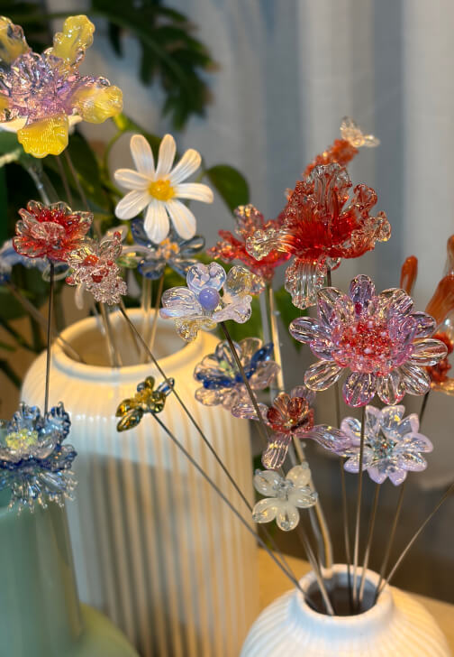 Lampworking Class: Glass Flowers
