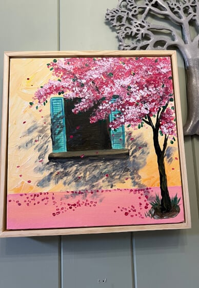 Landscape Painting Class: Cherry Blossoms