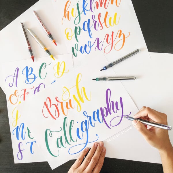 Learn Brush Calligraphy for Kids | Online class & kit | ClassBento