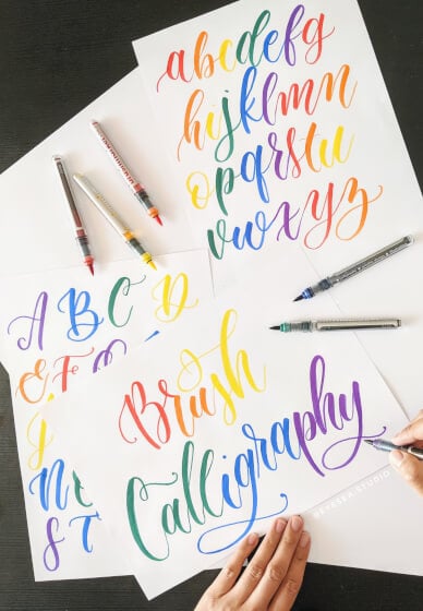 Learn Brush Calligraphy for Kids