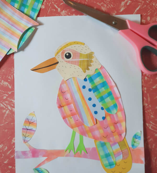 Learn Collage for Kids: Kookaburras