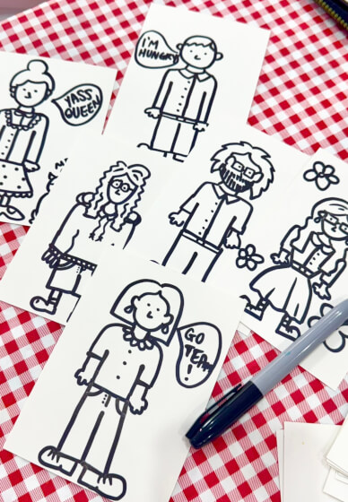 Learn Doodling: Draw Your Caricature