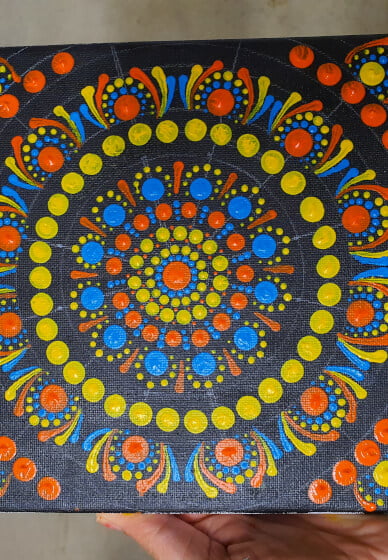 Learn Dot Mandala Painting