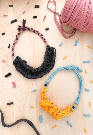 Learn How to Finger Knit Necklaces