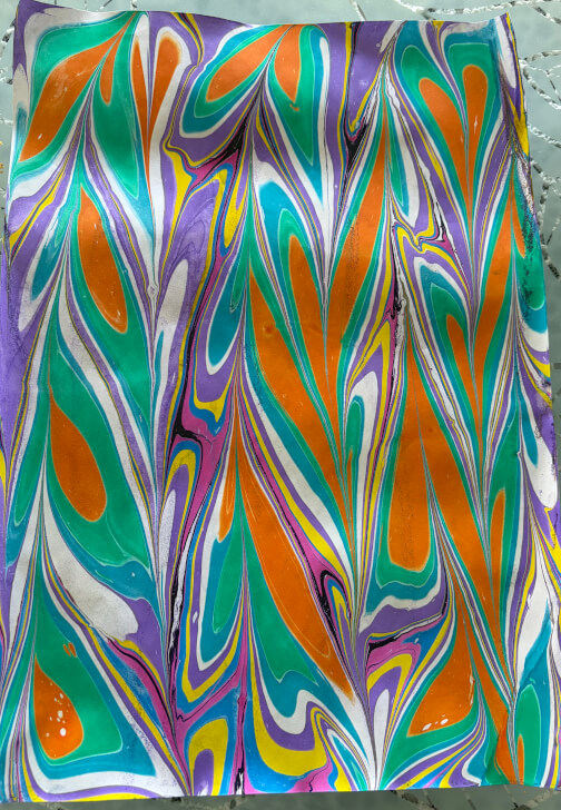 Learn How to Water Marble Paper Class