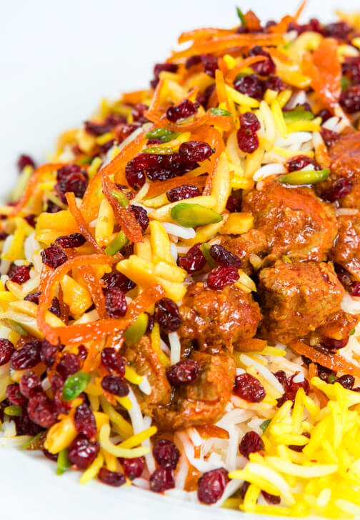 Learn to Cook Gheymeh-Nesar Incorporated Rice / Stew
