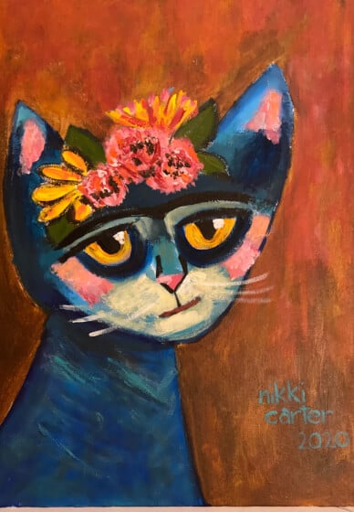 Learn to Paint Frida's Cat Cato