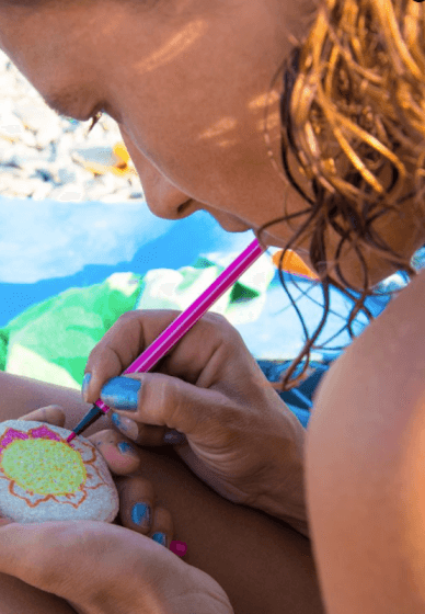 Learn to Paint Kindness Rocks