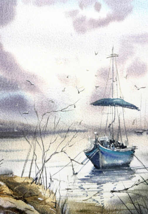 Learn Watercolour Painting for Beginners – 10-Sessions