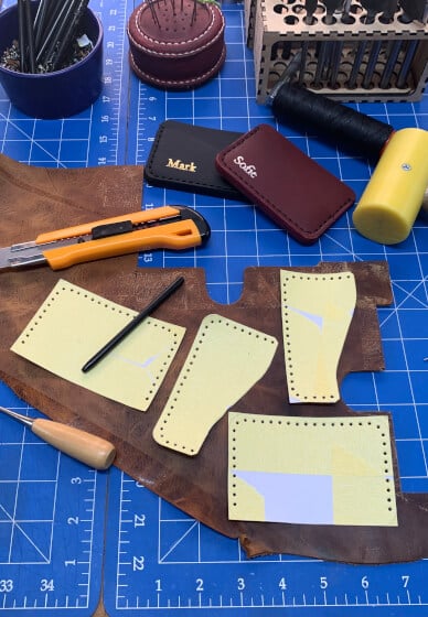 Leather Card Holder Workshop
