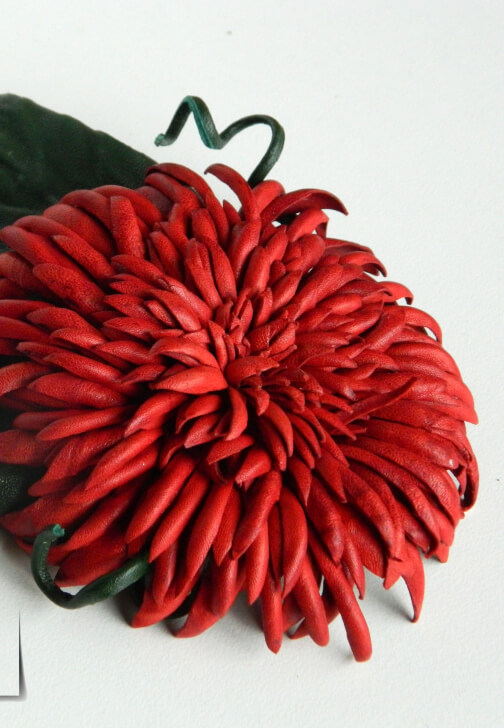 Leather Chrysanthemum Workshop (Two Designs to Choose From)