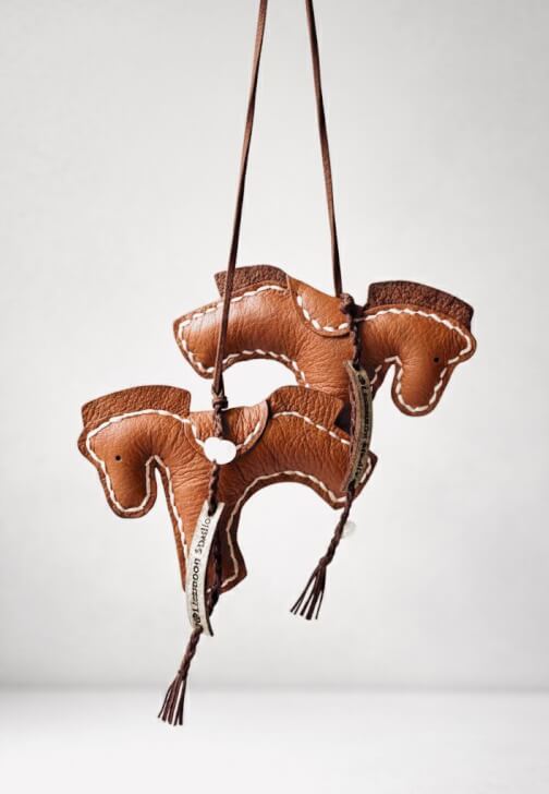 Leather DIY Kit - Year of Horse Keychain