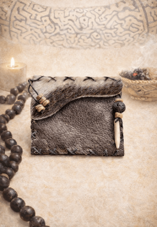 Leather Medicine Pouch Workshop with Ceremonial Cacao
