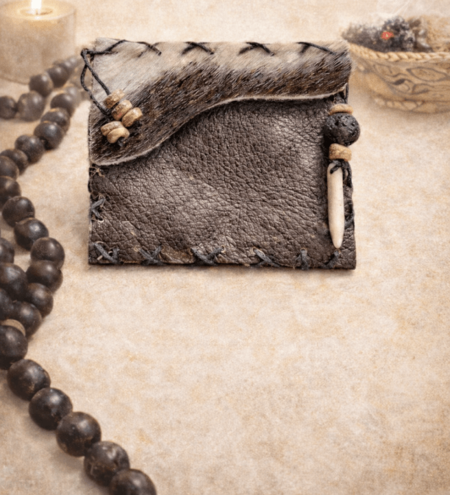 Leather Medicine Pouch Workshop with Ceremonial Cacao