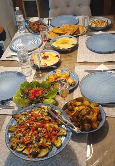 Lebanese Mezze Feast Cooking Class