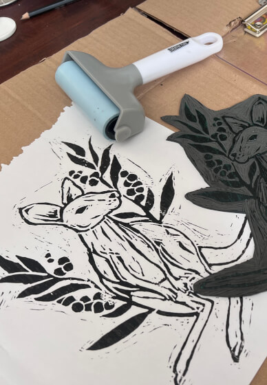 Lino Print Course for Kids