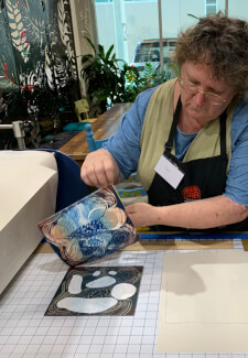 Linocut Printing with Stencils Workshop