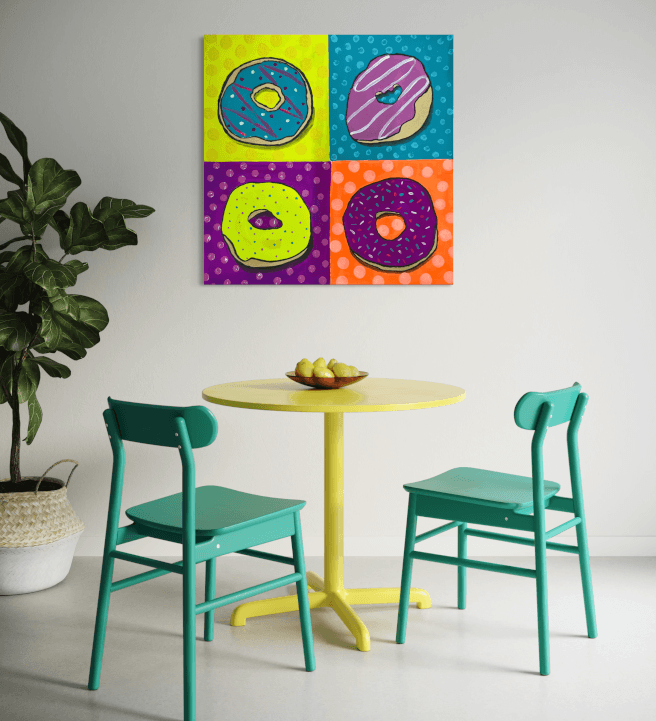 Liquid Therapy Art Workshop: Donut Delight Pop Art Edition