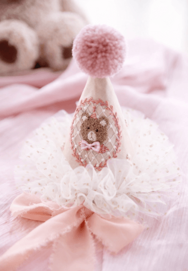 Little Bear First Birthday Hat Embroidery Class