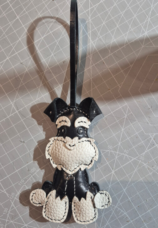 Little Schnauzer Leather Charm Class